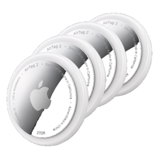Трекер Apple AirTag 2 (2026) 4 pack, белый/серебристый (MFEA4)