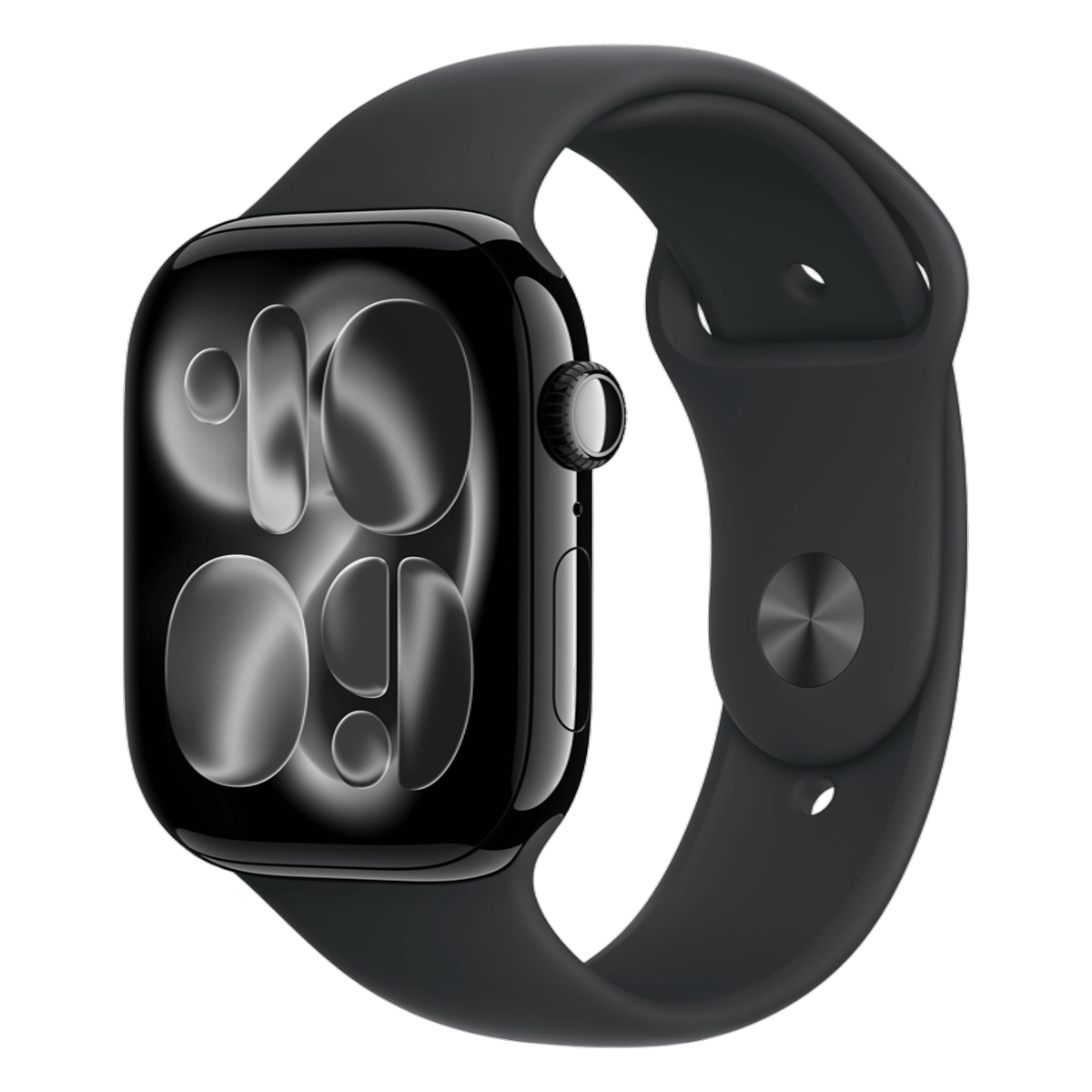 Apple Watch Series 11 46mm Jet Black Sport Band Black S/M