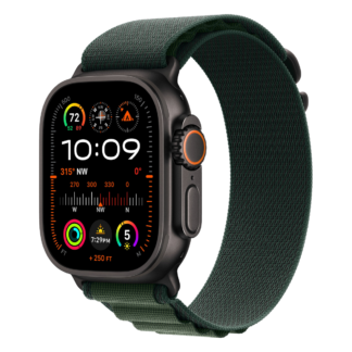 Apple Watch Ultra 2 Black Alpine Loop Green M